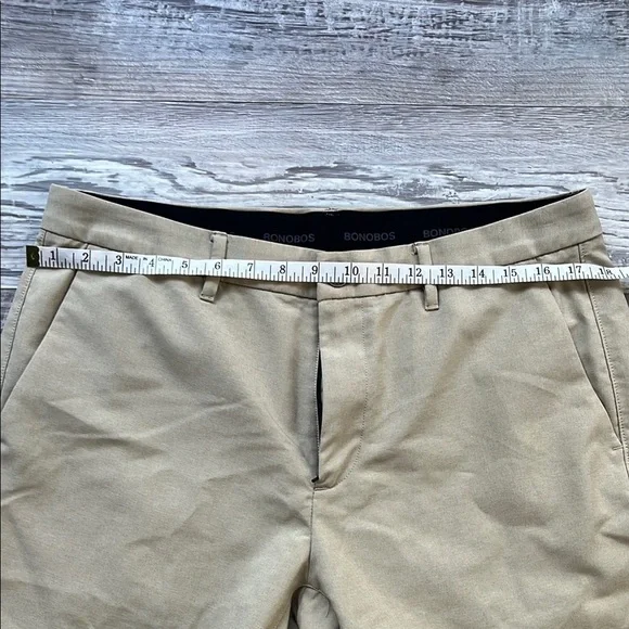 Bonobos Golf Men's Tan Pants sizes 34x32 Slim Taper - Picture 5 of 6